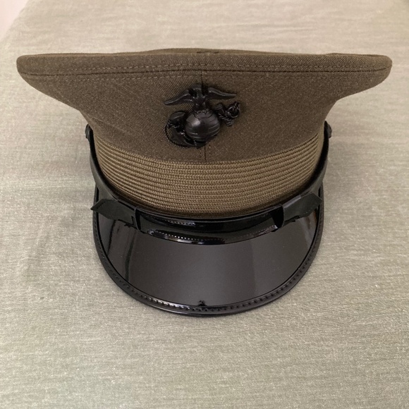 USMC Officer Combination Cover - Picture 1 of 3